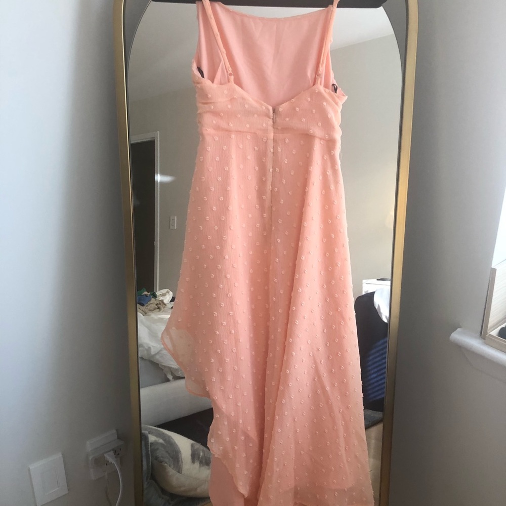 NBD Yvonne Midi Dress in Peach Nude - Picture 4 of 7
